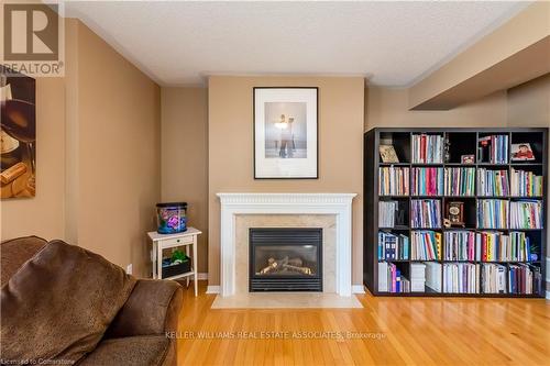 2391 Curtis Road, Burlington, ON - Indoor Photo Showing Living Room With Fireplace