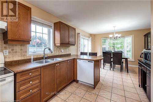 2391 Curtis Road, Burlington, ON - Indoor Photo Showing Kitchen With Double Sink