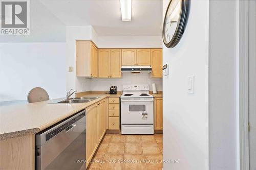 909 - 23 Oneida Crescent, Richmond Hill, ON - Indoor Photo Showing Kitchen With Double Sink