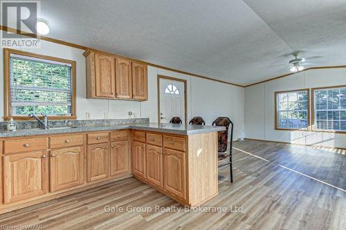 596101 Highway 59, East Zorra-Tavistock (Hidden Valley), ON - Indoor Photo Showing Kitchen With Double Sink