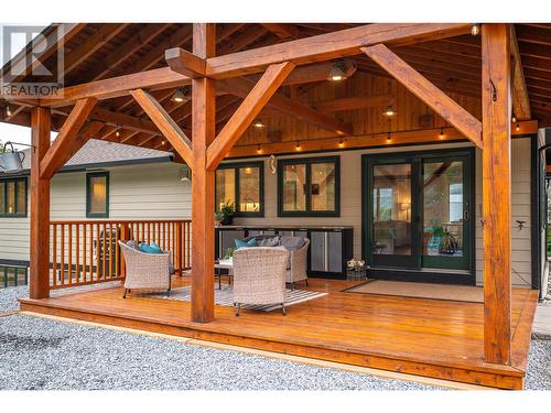 211 Enderby Grindrod Road, Enderby, BC - Outdoor With Deck Patio Veranda