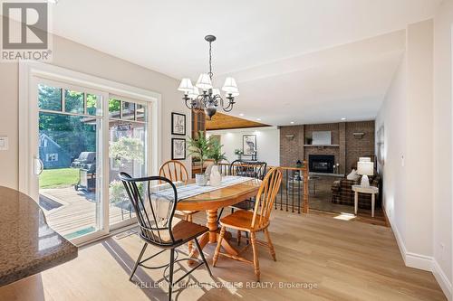 12282 Eighth Line, Halton Hills, ON - Indoor Photo Showing Dining Room With Fireplace