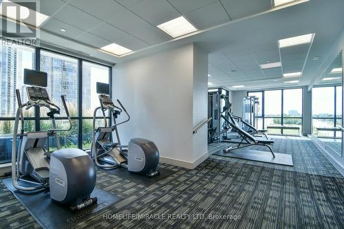 602 - 55 Eglinton Avenue W, Mississauga, ON - Indoor Photo Showing Gym Room