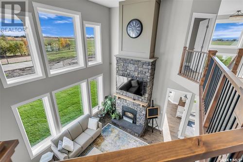 Neudorf Acreage, Corman Park Rm No. 344, SK - Indoor With Fireplace