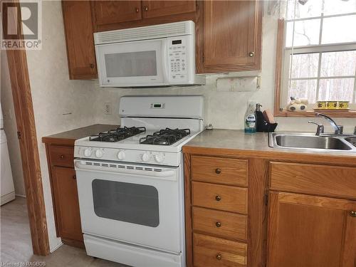 41 Maple Drive, Miller Lake, ON - Indoor Photo Showing Kitchen With Double Sink