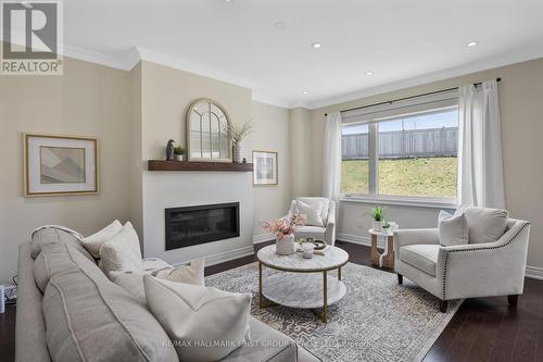 1219 Cactus Crescent, Pickering, ON - Indoor Photo Showing Living Room With Fireplace