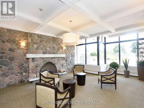 906 - 1615 Bloor Street, Mississauga, ON - Indoor With Fireplace