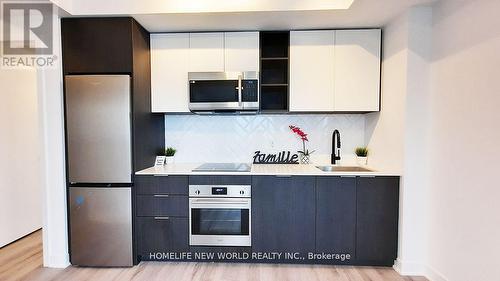 2108 - 36 Zorra Street, Toronto, ON - Indoor Photo Showing Kitchen