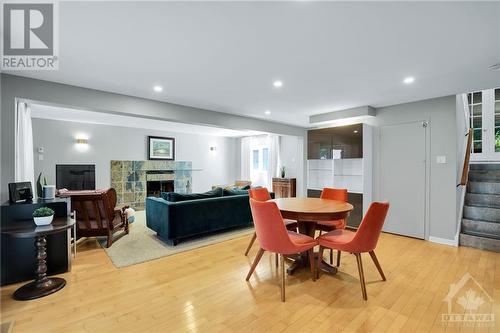 519 Penhill Avenue, Ottawa, ON - Indoor Photo Showing Dining Room With Fireplace