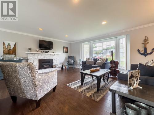 511 Ville Marie Drive, Marystown, NL - Indoor Photo Showing Living Room With Fireplace