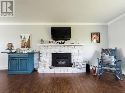 511 Ville Marie Drive, Marystown, NL - Indoor Photo Showing Living Room With Fireplace