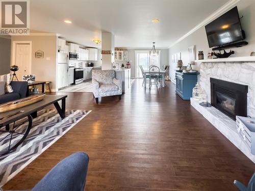 511 Ville Marie Drive, Marystown, NL - Indoor Photo Showing Living Room With Fireplace