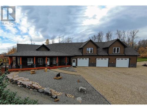 13368 Elk Ridge Trail, Dawson Creek, BC - Outdoor With Deck Patio Veranda With Facade