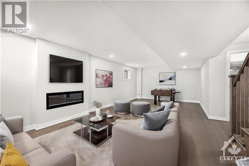 1828 Haiku Street, Ottawa, ON - Indoor Photo Showing Living Room With Fireplace