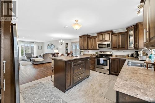 1 Green Hill Drive, Witless Bay, NL - Indoor Photo Showing Kitchen With Stainless Steel Kitchen With Double Sink