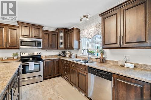 1 Green Hill Drive, Witless Bay, NL - Indoor Photo Showing Kitchen With Stainless Steel Kitchen With Double Sink