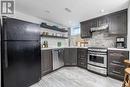 Lower - 40 Hiley Avenue, Ajax, ON  - Indoor Photo Showing Kitchen With Upgraded Kitchen 