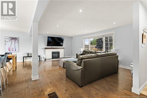 7 Kingsway Crescent, Moncton, NB - Indoor Photo Showing Living Room With Fireplace