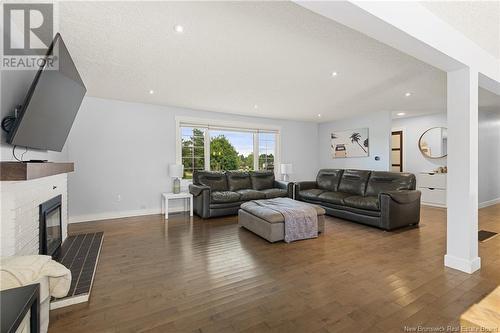 7 Kingsway Crescent, Moncton, NB - Indoor Photo Showing Living Room With Fireplace