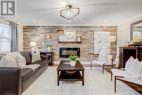 19 Maple Boulevard, Toronto, ON - Indoor Photo Showing Living Room With Fireplace