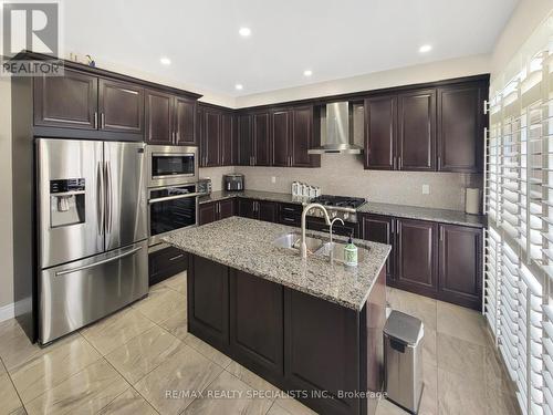 8 Mecca Street E, Brampton, ON - Indoor Photo Showing Kitchen With Upgraded Kitchen