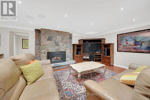 43 Edenvale Crescent, Toronto, ON - Indoor Photo Showing Living Room With Fireplace