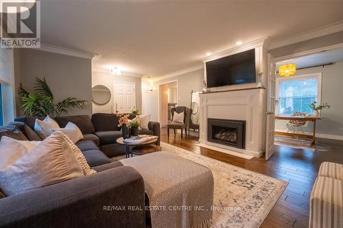 65 Kensington Street, Guelph, ON - Indoor Photo Showing Living Room With Fireplace