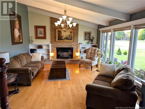 915 Vanier Boulevard, Bathurst, NB - Indoor Photo Showing Living Room With Fireplace