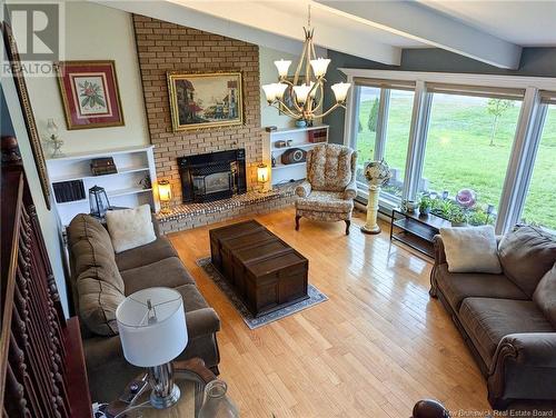 915 Vanier Boulevard, Bathurst, NB - Indoor Photo Showing Living Room With Fireplace