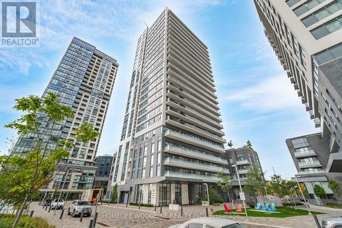 1105 - 30 Samuel Wood Way, Toronto, ON - Outdoor With Balcony With Facade