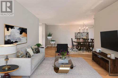 605 - 10 Malta Avenue, Brampton, ON - Indoor Photo Showing Living Room