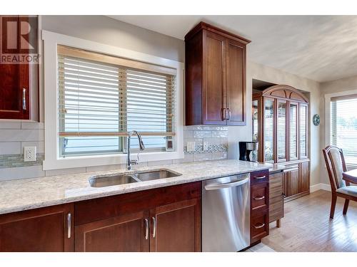 3474 Pine Valley Drive, Kelowna, BC - Indoor Photo Showing Kitchen With Double Sink