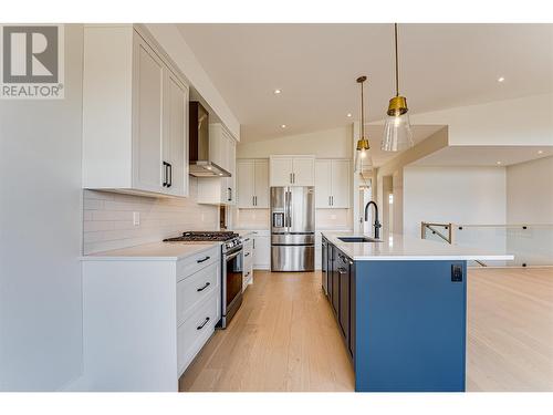 1007 Mt. Burnham Road, Vernon, BC - Indoor Photo Showing Kitchen With Upgraded Kitchen