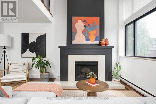 A-0504 - 1555 Avenue Road, Toronto, ON - Indoor Photo Showing Living Room With Fireplace