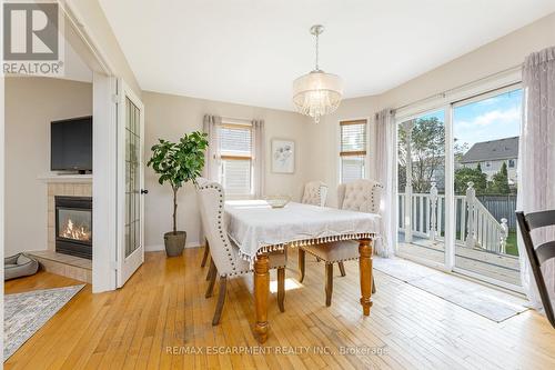 54 Dairy Drive, Halton Hills, ON - Indoor Photo Showing Dining Room With Fireplace