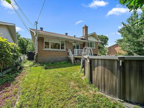 Back facade - 605 Rue Dorais, Montréal (Saint-Laurent), QC - Outdoor With Deck Patio Veranda