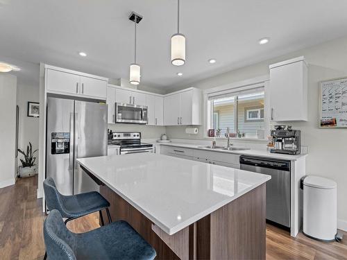 131-8800 Dallas Drive, Kamloops, BC - Indoor Photo Showing Kitchen With Stainless Steel Kitchen With Double Sink With Upgraded Kitchen