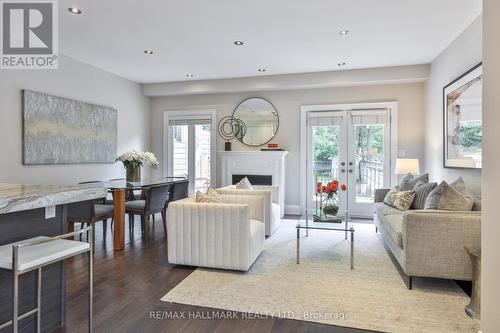 194 Erskine Avenue, Toronto, ON - Indoor Photo Showing Living Room With Fireplace