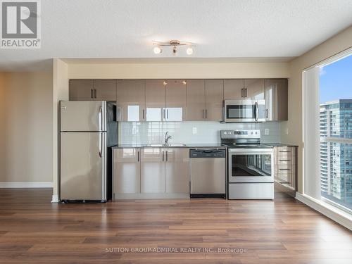 3408 - 50 Town Centre Court, Toronto, ON - Indoor Photo Showing Kitchen With Stainless Steel Kitchen