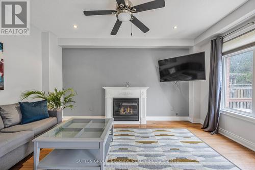 23 Pepin Court, Barrie, ON - Indoor Photo Showing Living Room With Fireplace