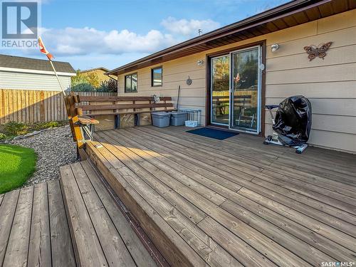 10205 Hamelin Street, North Battleford, SK - Outdoor With Deck Patio Veranda With Exterior