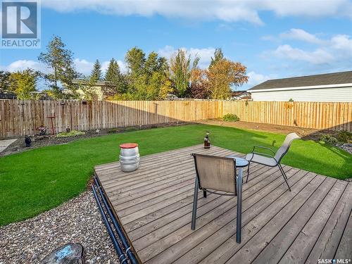 10205 Hamelin Street, North Battleford, SK - Outdoor With Deck Patio Veranda With Backyard