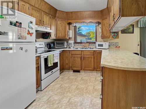 10205 Hamelin Street, North Battleford, SK - Indoor Photo Showing Kitchen With Double Sink