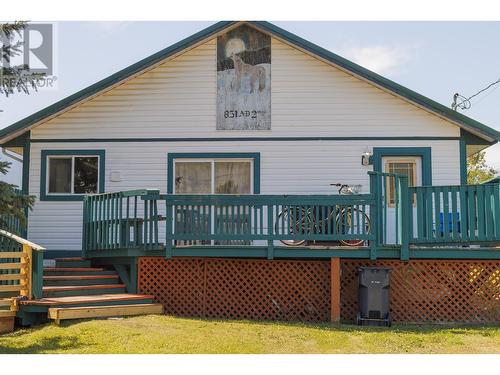 851 2Nd Avenue, Mcbride, BC - Outdoor With Deck Patio Veranda With Exterior