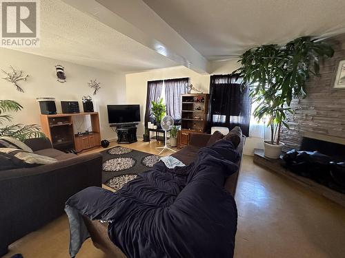 2220-2226 Upland Street, Prince George, BC - Indoor Photo Showing Living Room With Fireplace