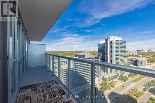 2302 - 121 Mcmahon Drive, Toronto, ON - Outdoor With Balcony With View