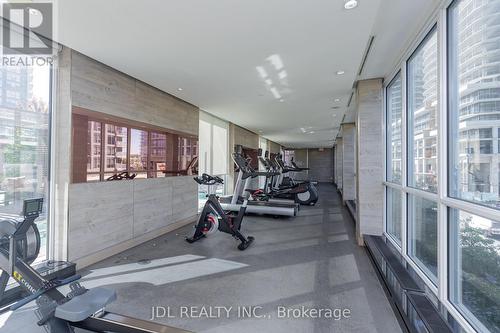 2302 - 121 Mcmahon Drive, Toronto, ON - Indoor Photo Showing Gym Room