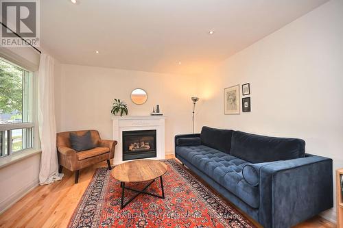 25 Rogers Road, Brampton, ON - Indoor Photo Showing Living Room With Fireplace