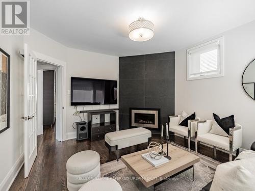 49 Eastbourne Crescent, Toronto, ON - Indoor Photo Showing Living Room With Fireplace