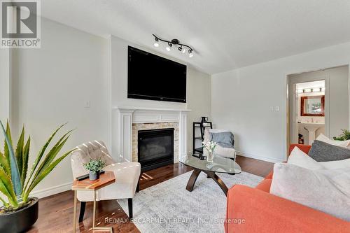 19 Falconridge Drive, Hamilton, ON - Indoor Photo Showing Living Room With Fireplace